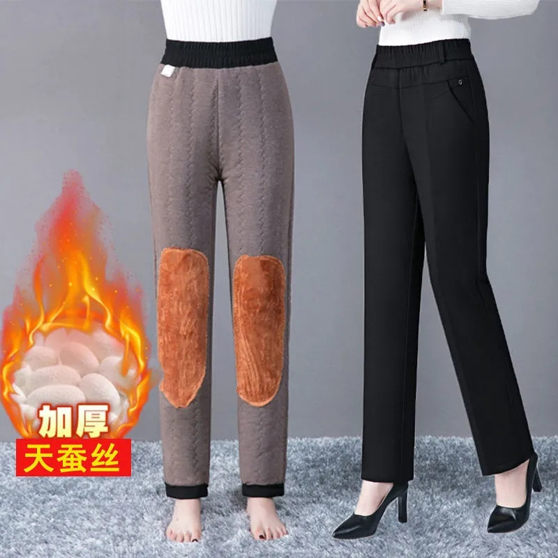 Corduroy Pant Warm - Thẳng-Quần Nữ Mùa Thu/Mùa Đông 2022New