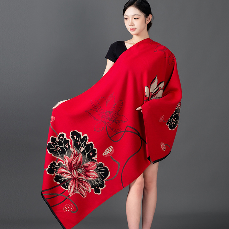 Women Winter Shawl Cashmere Sc - đánh giá và giá Shawl Wrap Winter