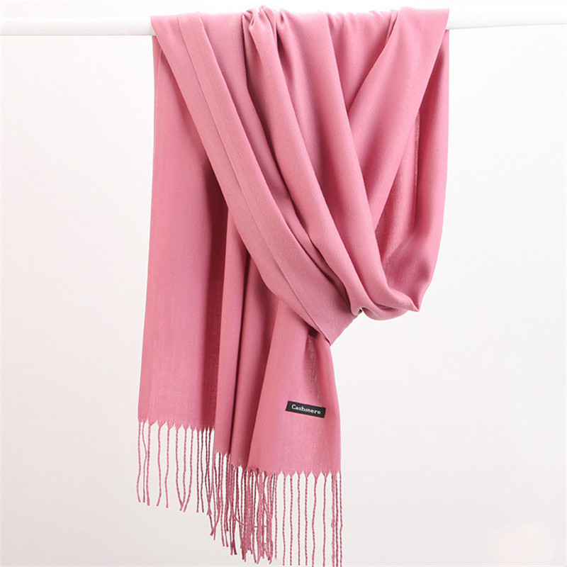 Fashion Solid Color 2023 Women - đánh giá và giá Shawl Wrap Winter