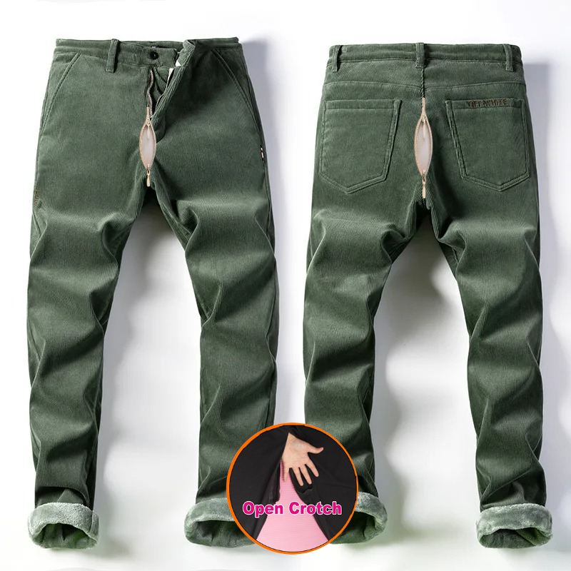 Open Crotch Men Fall Winter Fl - đánh giá và giá Corduroy Pant Warm