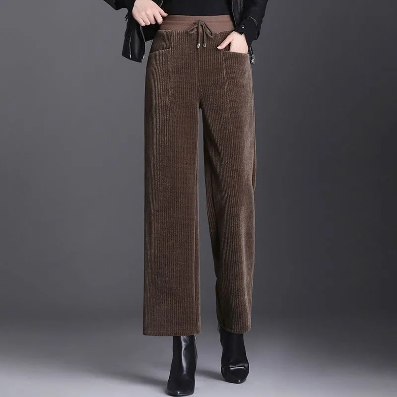 Autumn Winter Corduroy Wide Le - đánh giá và giá Corduroy Pant Warm
