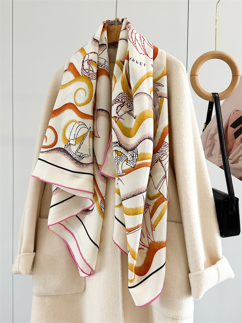 Double Faced 135CM Scarf Luxur - đánh giá và giá Cashmere Pashmina Wrap