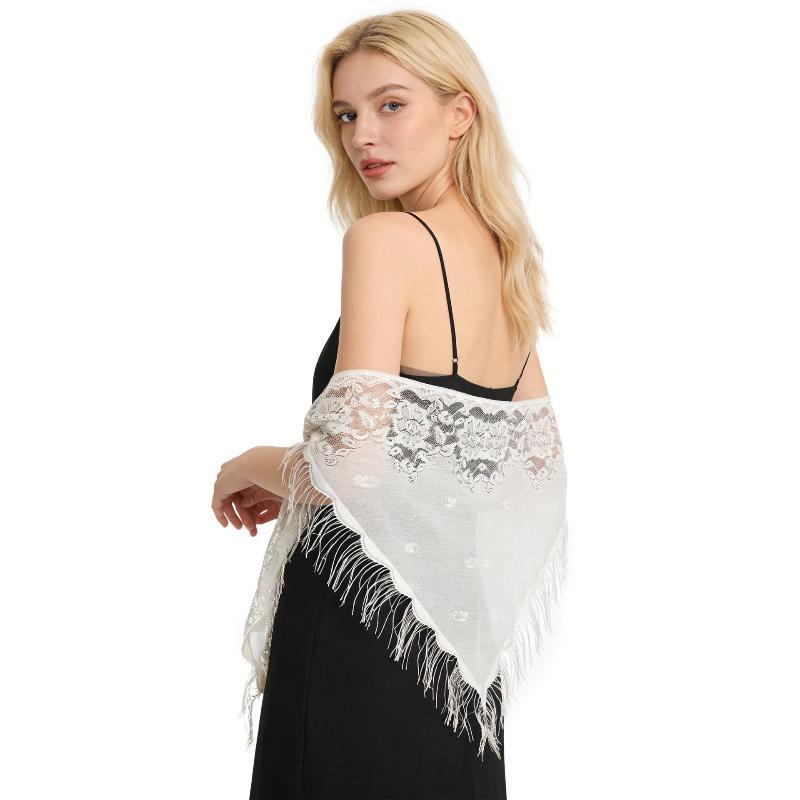 Tassel Fringe Bridal Wrap Tria - đánh giá và giá Shawl Wrap Winter