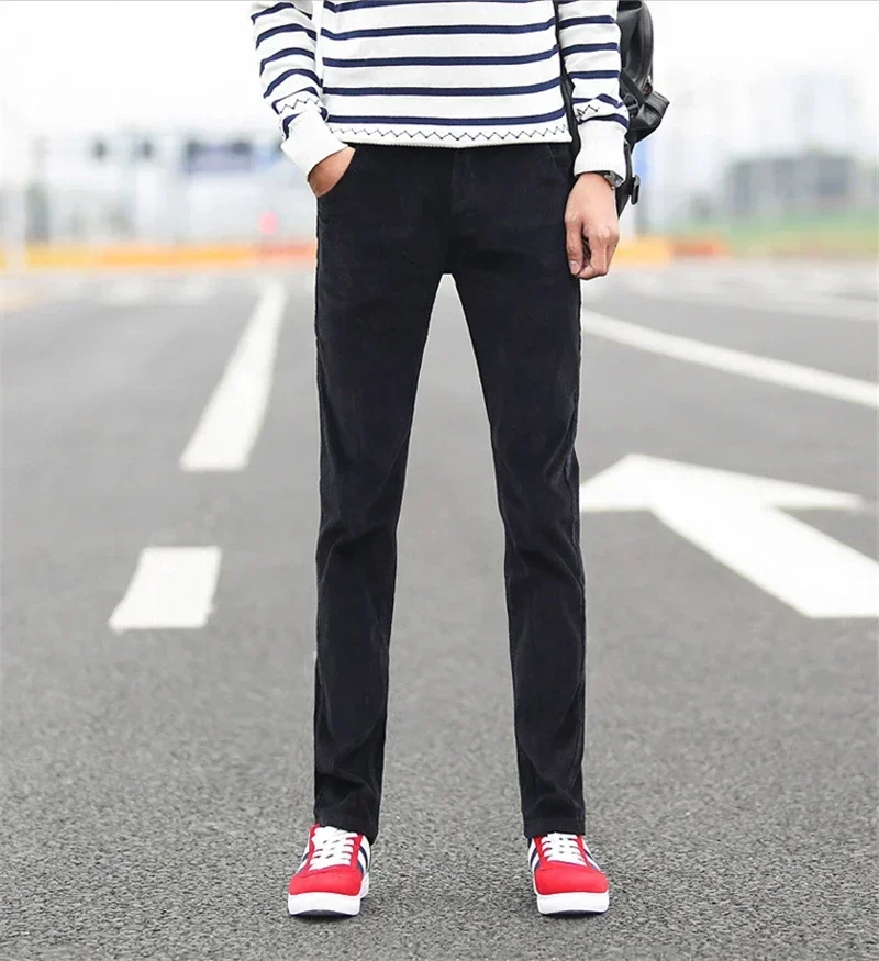 Mùa Thu Đông Nam Quần Ren Định - đánh giá và giá Corduroy Pant Warm