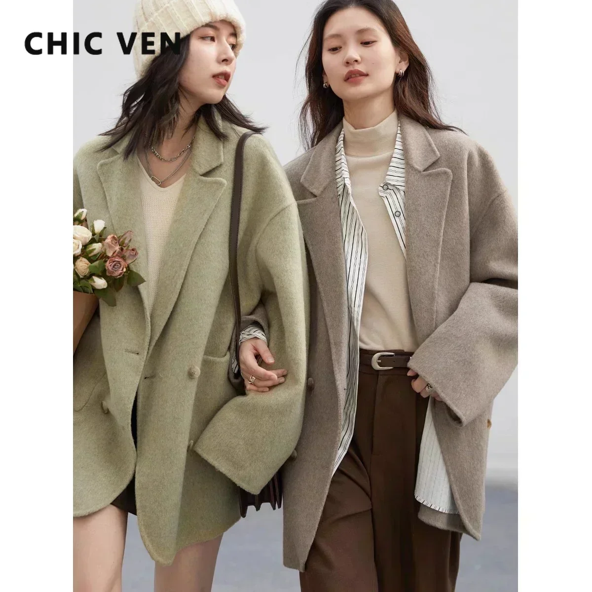 CHIC VEN Women's Woolen Coats  - đánh giá và giá Down Jacket Packable