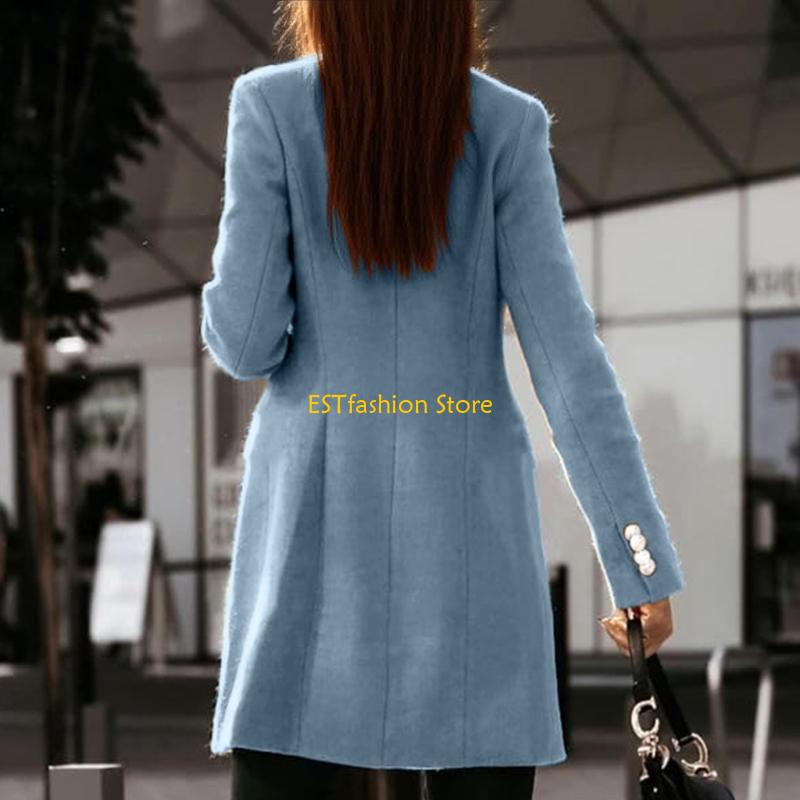 Áo khoác len nữ mùa thu đông Y - đánh giá và giá Wool Coat Peacoat