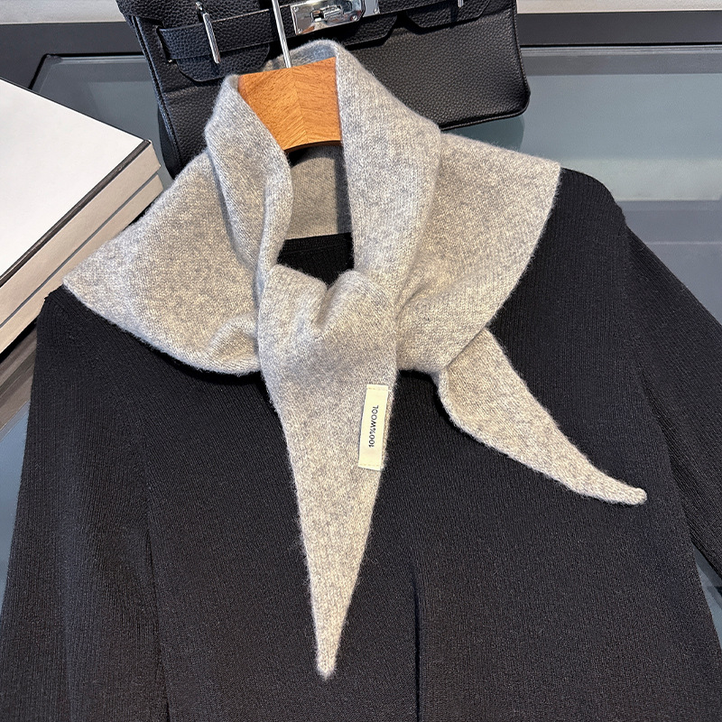 100% Wool Korean Style Knitted - đánh giá và giá Shawl Wrap Winter