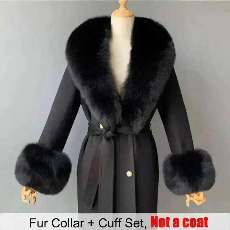 Real Fur Collar And Cuffs Set  - đánh giá và giá Shawl Wrap Winter