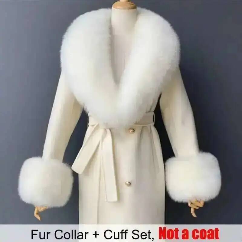 Real Fur Collar And Cuffs Set  - đánh giá và giá Shawl Wrap Winter