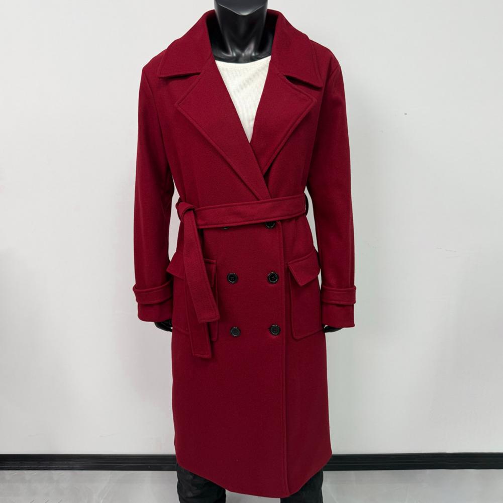 Women Coat Women's Double Brea - đánh giá và giá Wool Coat Peacoat