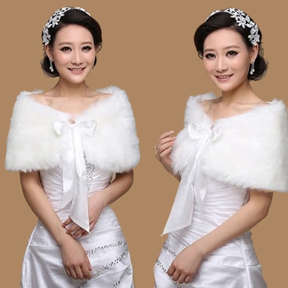 Winter Cape White Fur Shawl We - đánh giá và giá Shawl Wrap Winter