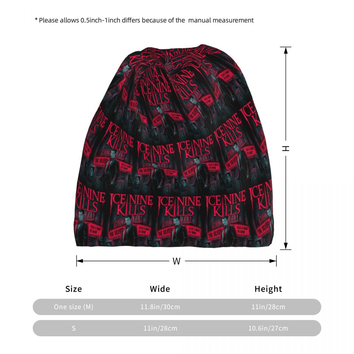 Ice Nine Kills The Silver Scre - đánh giá và giá Knit Beanie Hat Warm